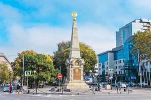 Обелиск в честь 200-летия Кубанского казачества